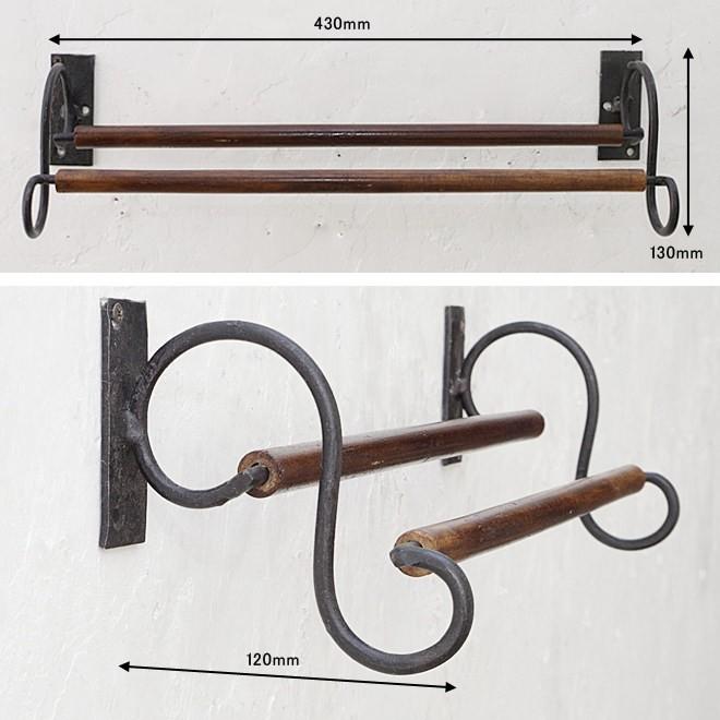 タオル掛け おしゃれ タオルハンガー レトロ アンティーク調 タオル