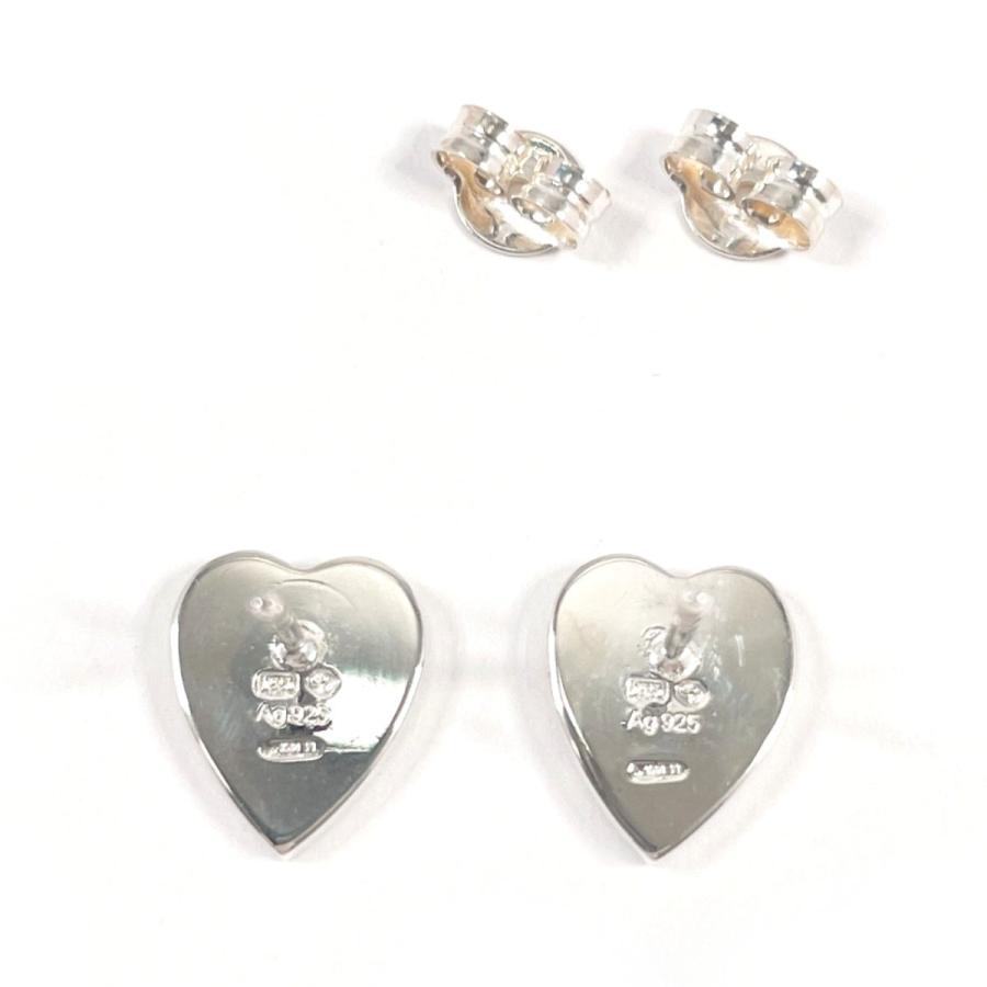 GUCCI（グッチ） ピアス トレードマーク ハートシェイプ シルバー925