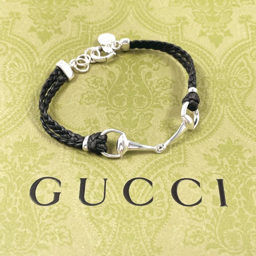 GUCCI（グッチ） ブレスレット ホースビット シルバー925/レザー