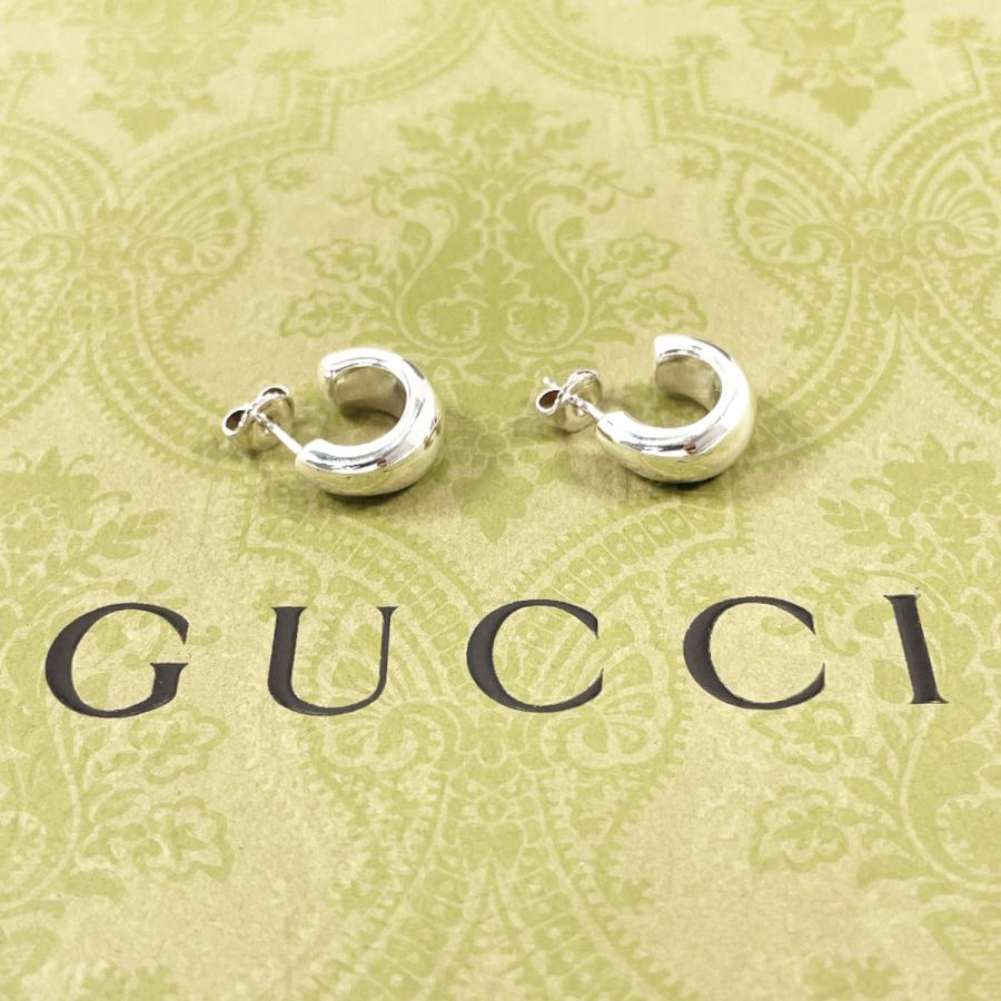 GUCCI（グッチ） ピアス フープ シルバー925 シンプル アクセサリー