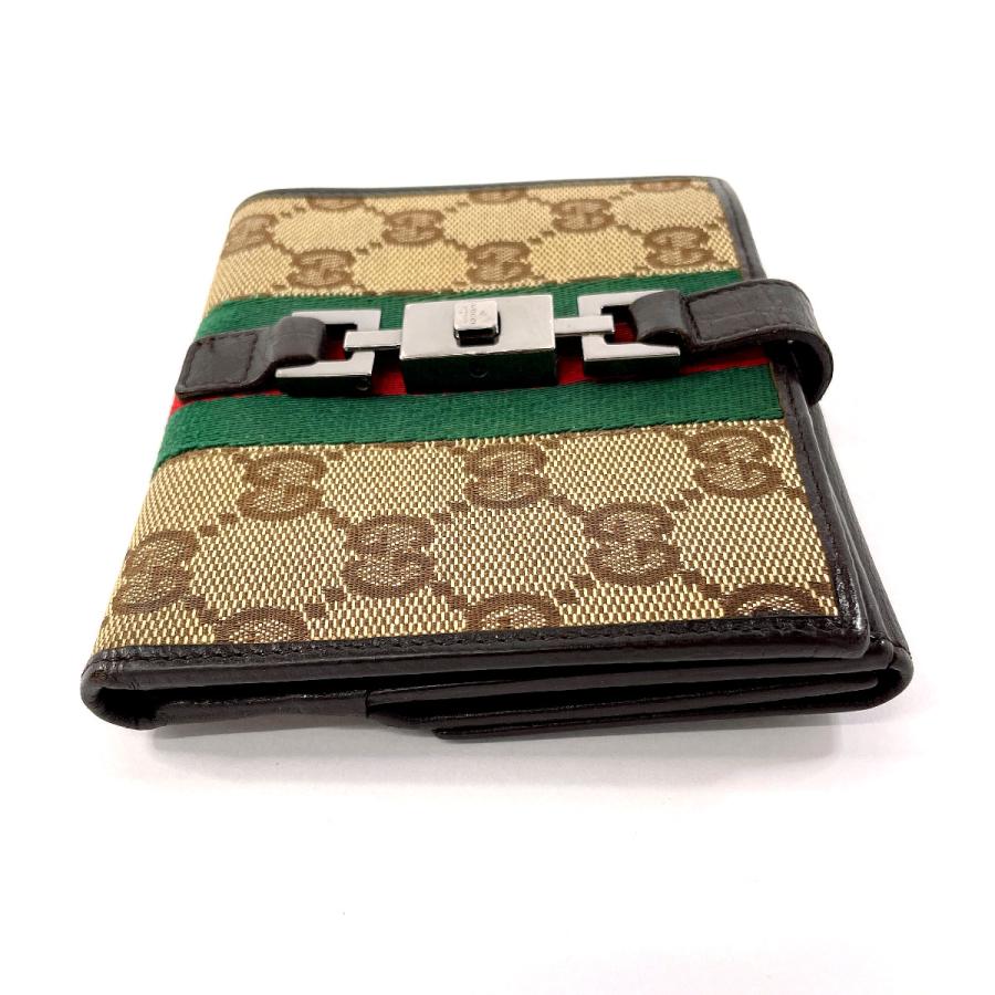 GUCCI（グッチ） 二つ折り財布 05474 ジャッキー シェリーライン GG