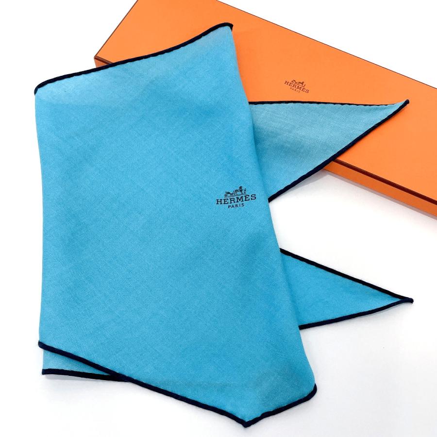 HERMES（エルメス） 未使用品 スカーフ ロザンジュ ユニ カシミヤ