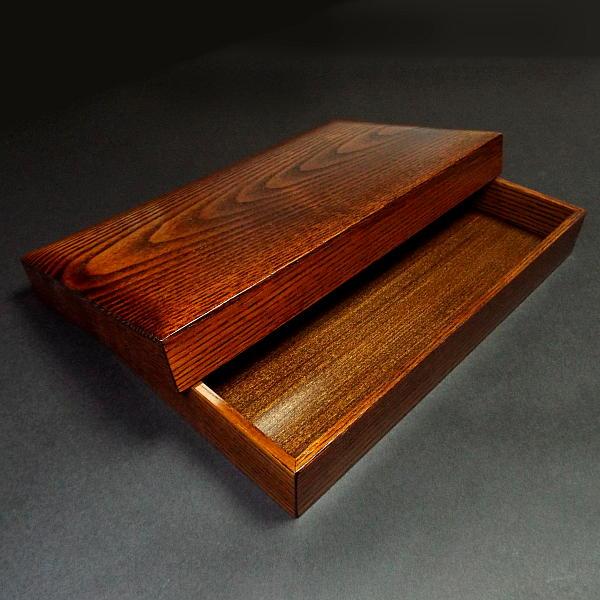 書道用品 木製硯箱 日本製｜国産 書道 書道セット 収納 整理箱 ケース