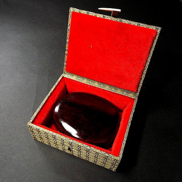 書道硯 坑仔巌端渓硯 楕円型 4吋｜書道 書道用品 坑子巌 すずり 寿香堂