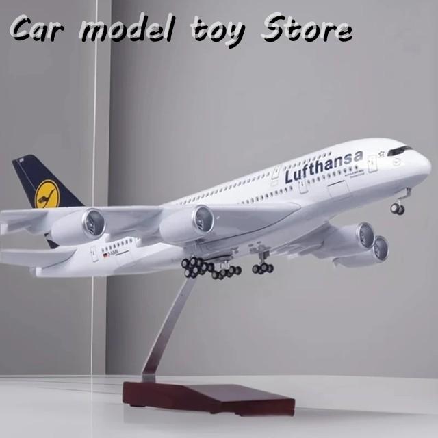 並行輸入品】 LED飛行モデルの働くライト 1/160 の46CM の航空機 380