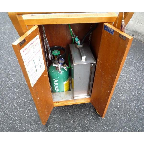 E190226D＠氷冷式ビールサーバーサービスワゴンW900×D600×H1350