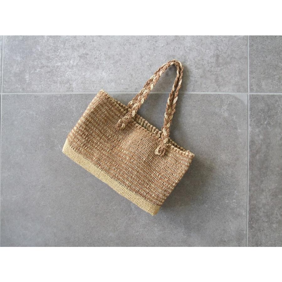 福島奥会津編み組細工 ヒロロ細工 ヒロロ モワダのバッグ2 : おまめ