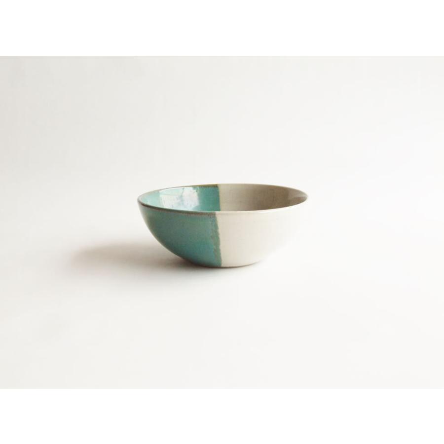 鳥取民藝牛ノ戸焼面取染め分け花瓶93