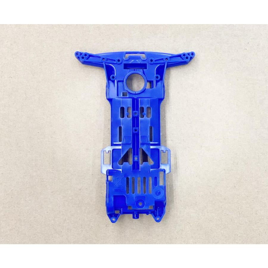 ミニ四駆 スーパーIIシャーシ ブルー 青 レーサーミニ四駆 18090