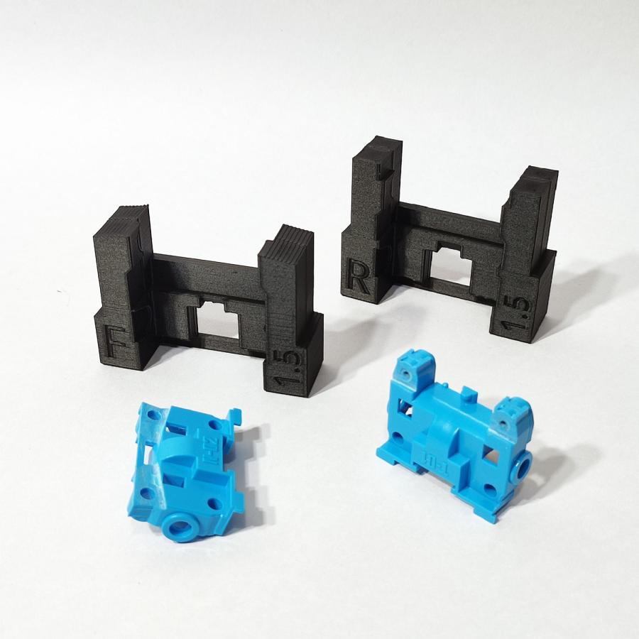 ミニ四駆 MSシャーシ用 1,5mmUP 段上げ治具 フロント用 オーバー