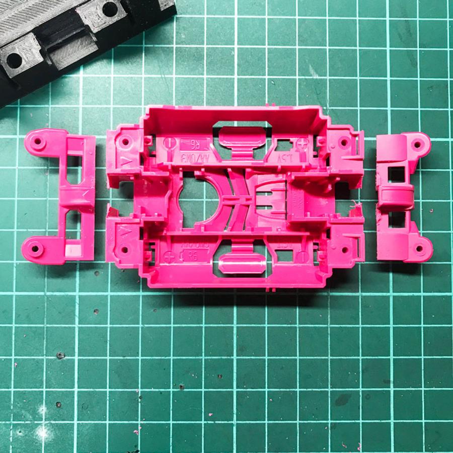 ミニ四駆 MSシャーシ用 フレキ製作カット治具セット オーバードライブ