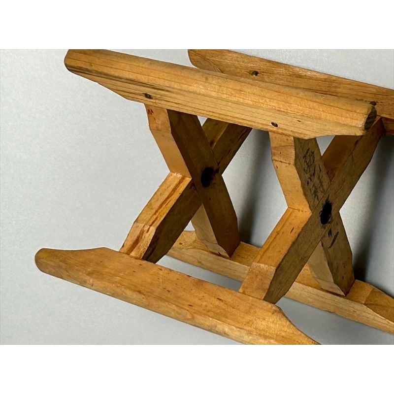 実物 糸巻 木枠 明治時代 いとまき 織染 糸車 古道具 古民具 昭和