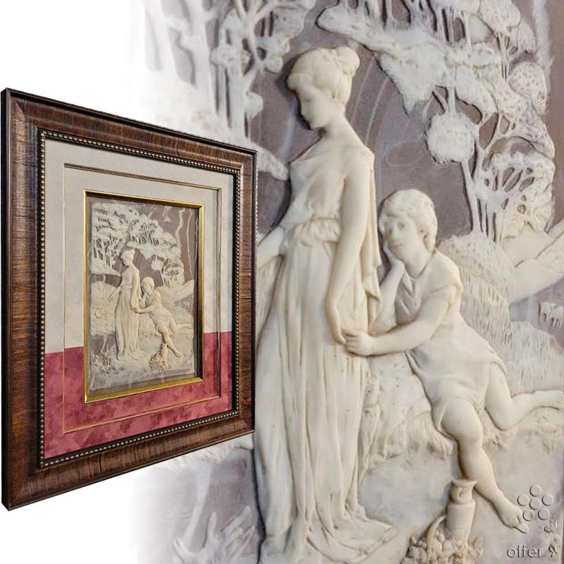 1点もの】アンティーク インコレイストーン カメオアート インテリア