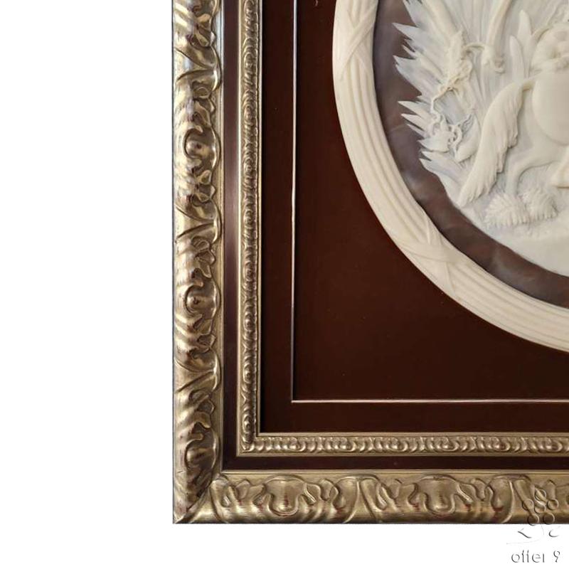 1点もの】アンティーク インコレイストーン カメオアート インテリア