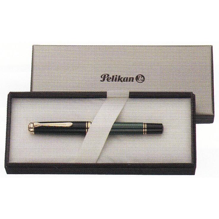 Pelikan（ペリカン） 万年筆B） スーベレーン M1000 緑縞 万年筆 ペン