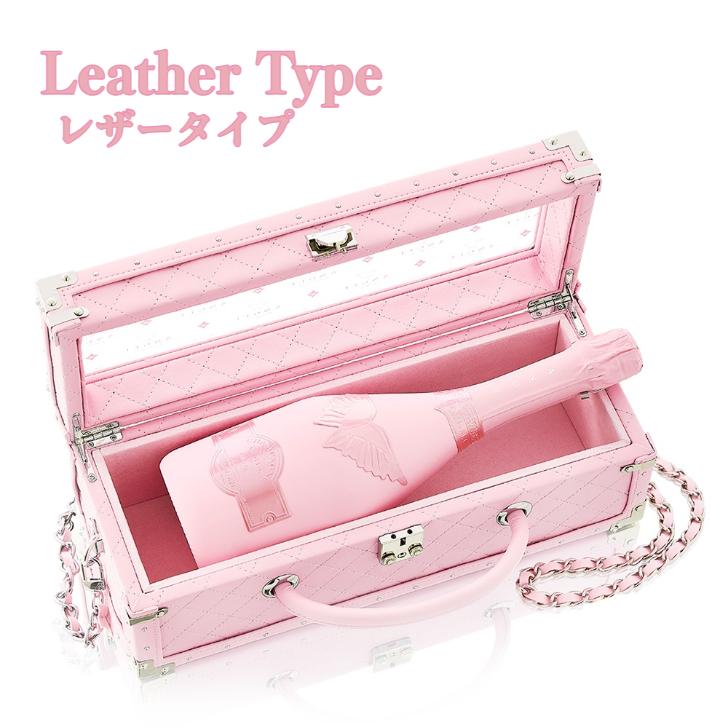 正規品＞エンジェルシャンパン ドゥミセックロゼ BOX付 レザータイプ