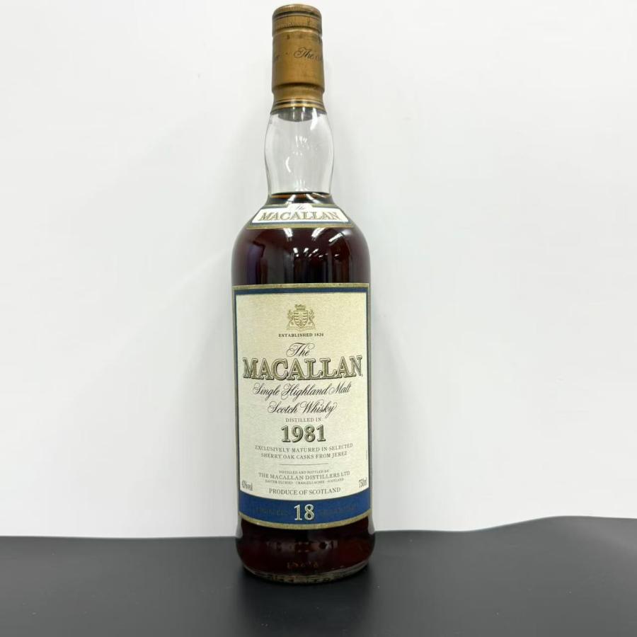 マッカラン MACALLAN 18年 1981 スコッチ 750ml 箱付き AHI : お酒の