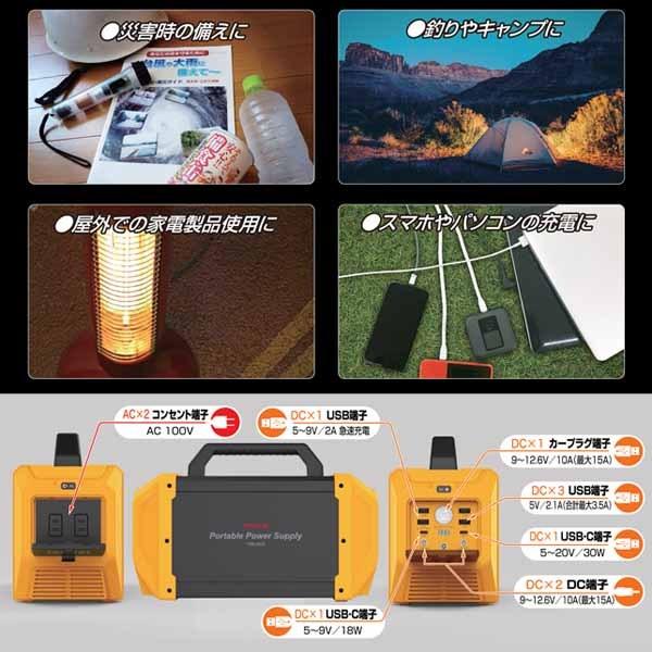 新品未使用 家庭用 ポータブル 蓄電池 TSB-S652 TEES 高交換効率