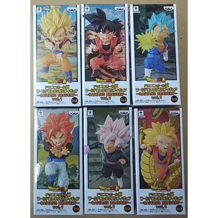 ドラゴンボール超 ワールドコレクタブルフィギュア〜SAIYANS BRAVERY