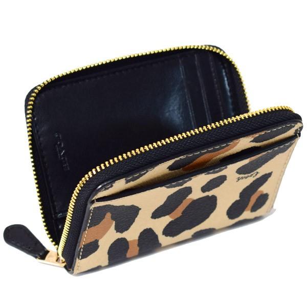 COACH（コーチ） 財布 コーティングキャンバス アニマル レオパード