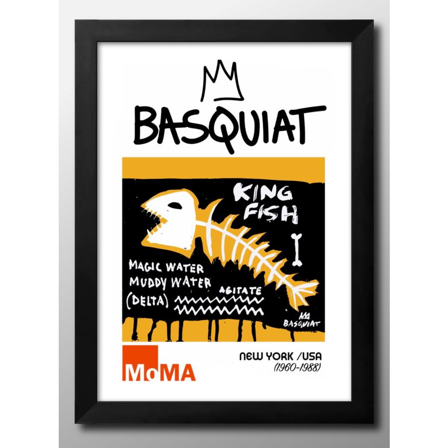 ポスター バスキア MoMA 絵画 インテリア A3サイズ アート 新築祝い