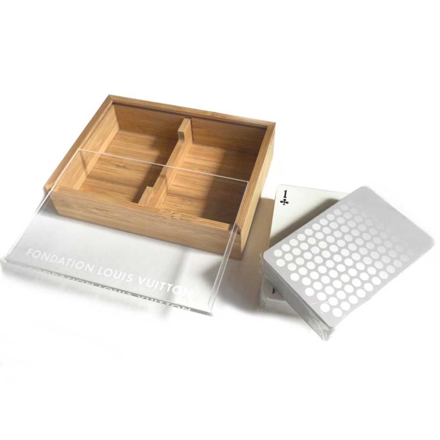 パリ限定 LOUIS VUITTON ルイヴィトン美術館 トランプ2セット 木製