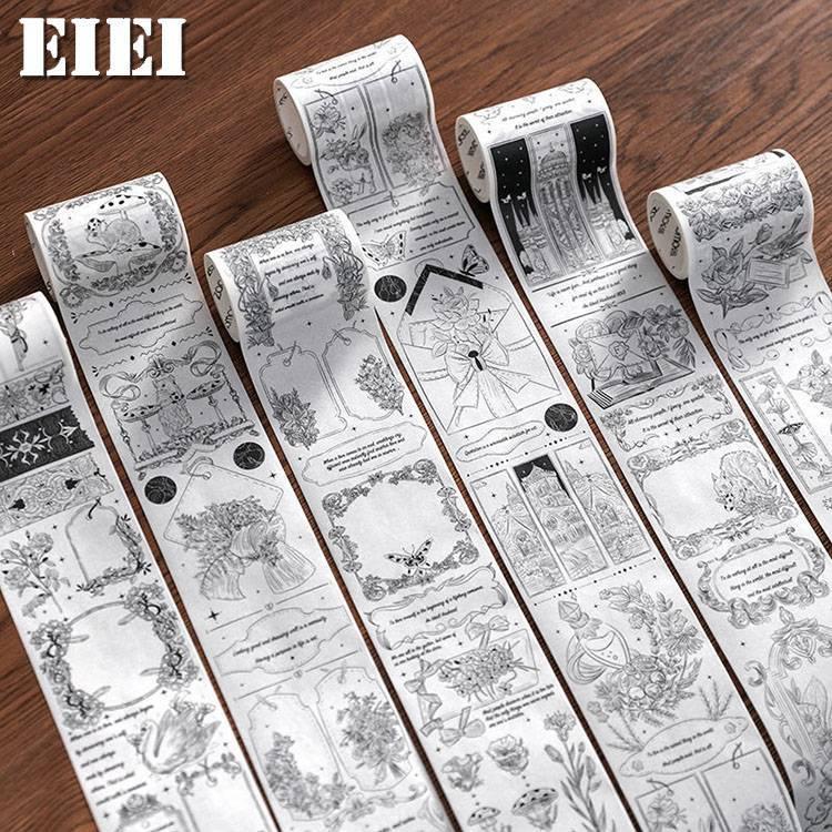 即日出荷 珍しい 幅広6cm マスキングテープ ヴィンテージ 海外 外国