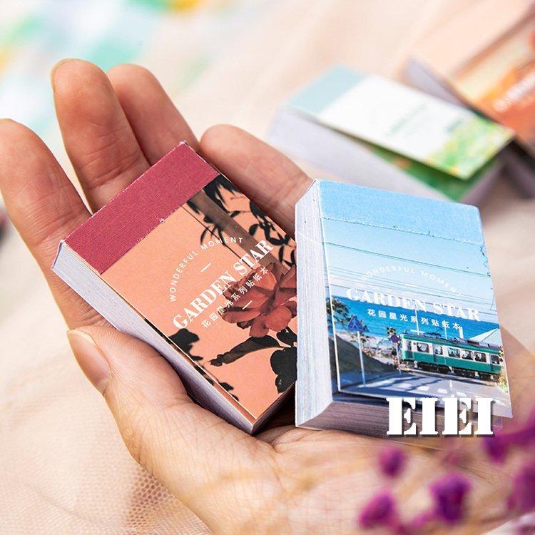 即日出荷 海外シール マスキングテープ素材 50枚綴り ミニシールブック