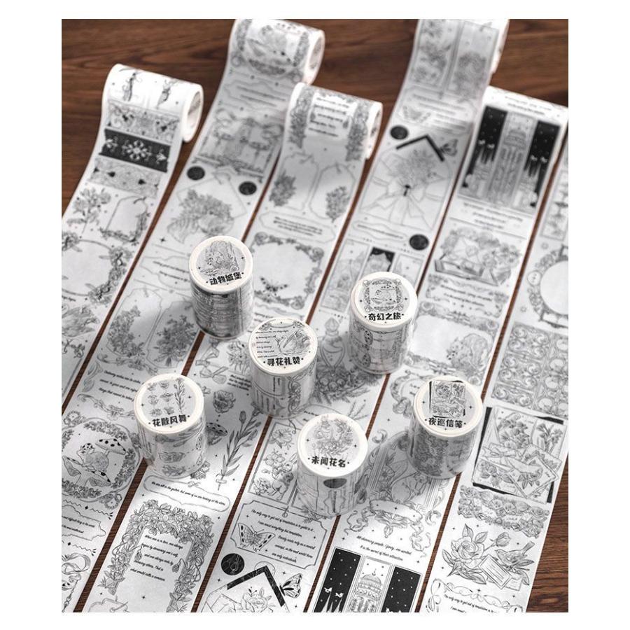 即日出荷 珍しい 幅広6cm マスキングテープ ヴィンテージ 海外 外国