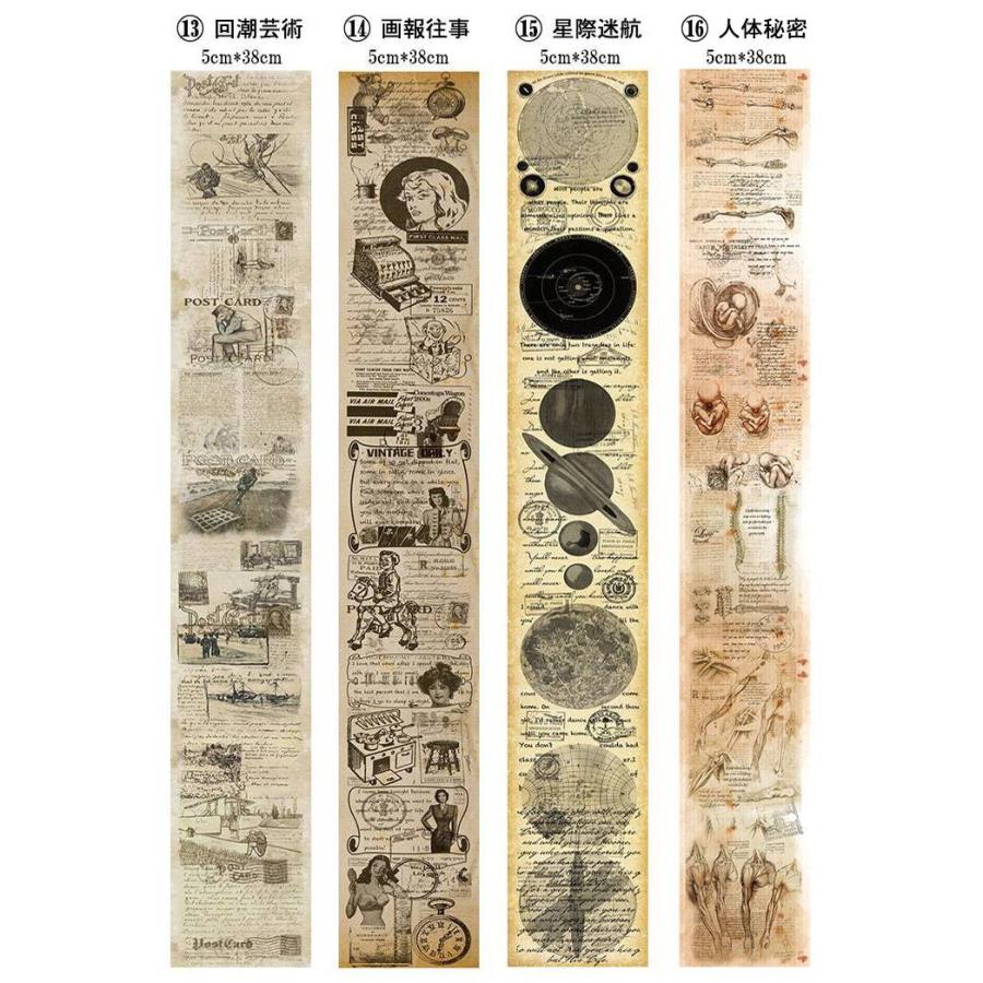 即日出荷 海外 マスキングテープ 珍しい ◇幅5cm 15種類◇ 透ける 英語