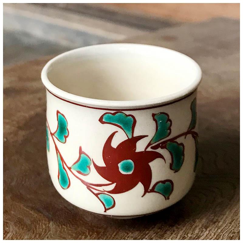 楽山焼 ぐい呑 お猪口 十一代 長岡空権 酒器 作家 共箱入り