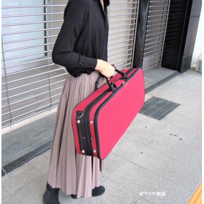 バイオリンケース 4/4 スパークル 【ワインレッド色】新品アウトレット