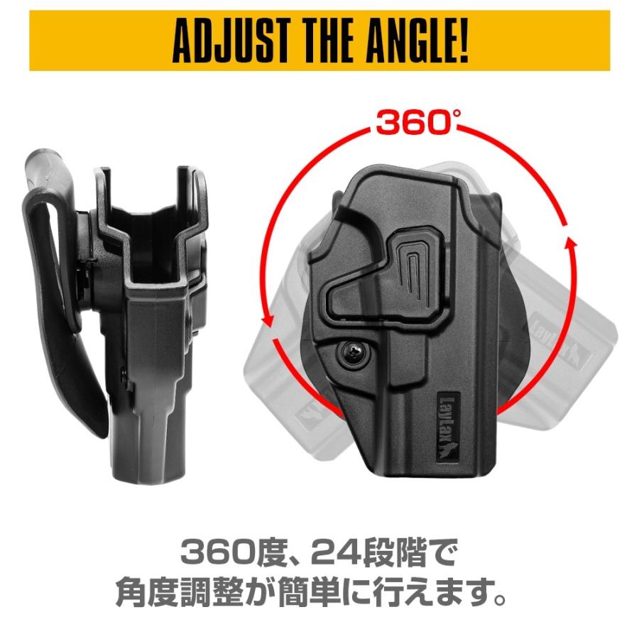 LayLax GLOCK グロック対応 CQCホルスター BATTLE STYLE(バトル