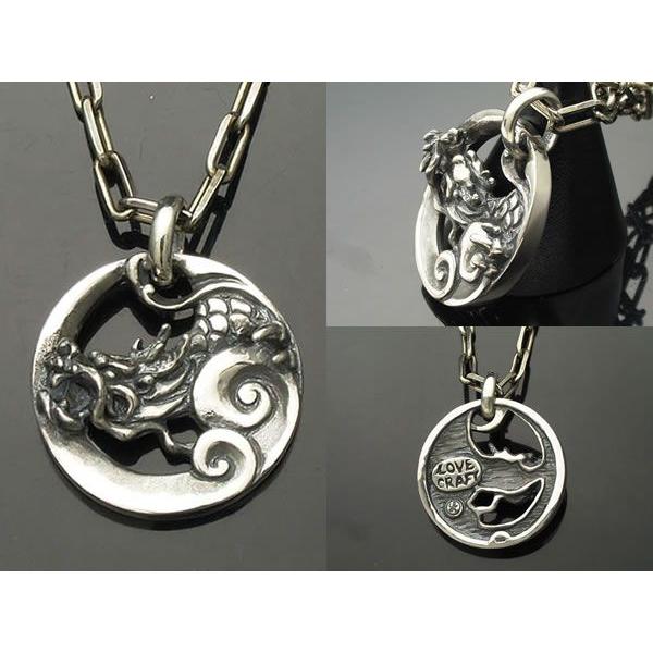 シルバーアクセサリー】龍巻（たつまき）ペンダントトップ【和柄