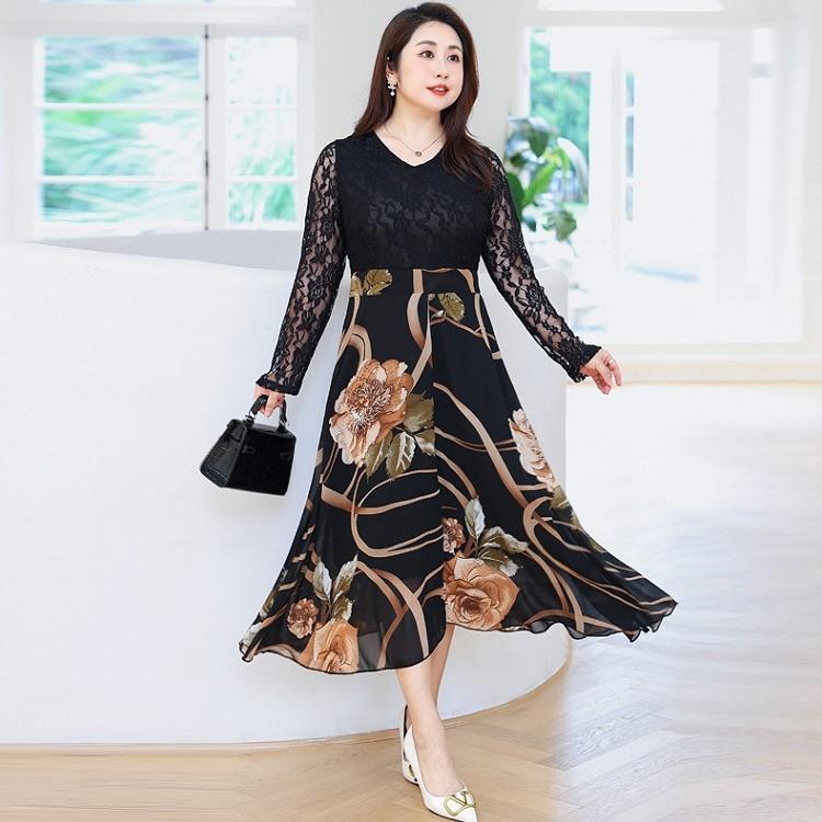 パーティードレス 大きいサイズ 5l 6l 7l 8l 9l 結婚式ワンピース 袖