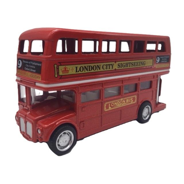 ミニカー 1/68 ロンドンバス クローズトップ ダブルデッカー 二階建て