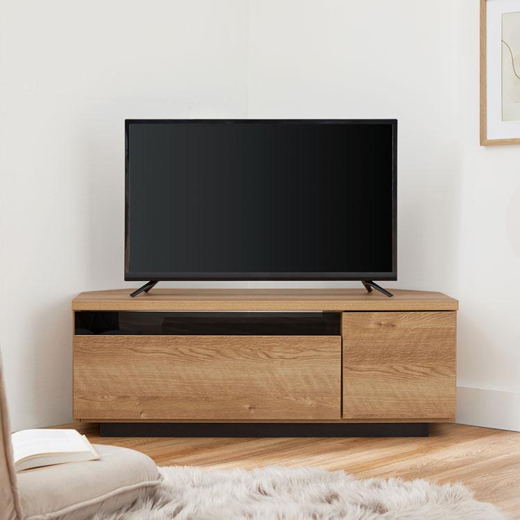 LOWYA（ロウヤ） テレビ台 コーナーテレビ台 ローボード 100 国産 完成