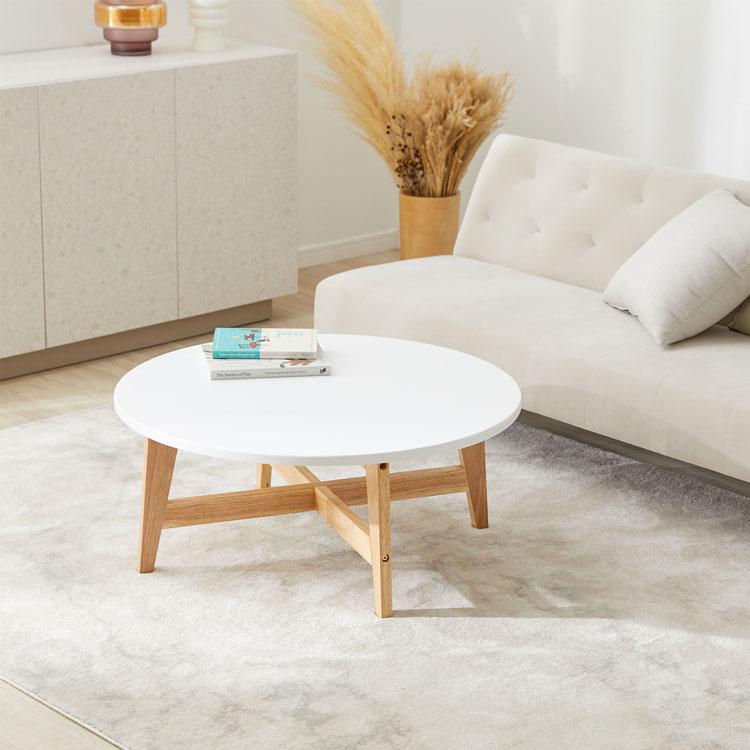 新品未使用 ネストテーブル ましゅまる様【新品未使用】LOWYA 木目調ネスト