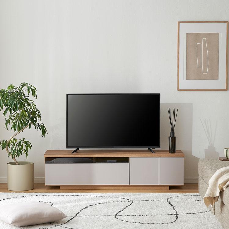 LOWYA（ロウヤ） テレビ台 テレビボード 国産 完成品 140cm ローボード