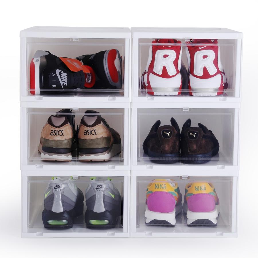シューズボックス シューズラック 6 BOXセット キックスラボ KICKS LAB