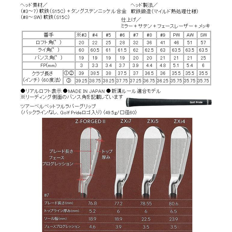 SRIXON スリクソン ZXi-7/Zフォージド2 コンボアイアン 6本(5番〜P 他