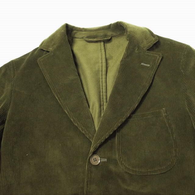 ARNYS PARIS アルニス イタリア製 コーデュロイ3Bジャケット 44 OLIVE
