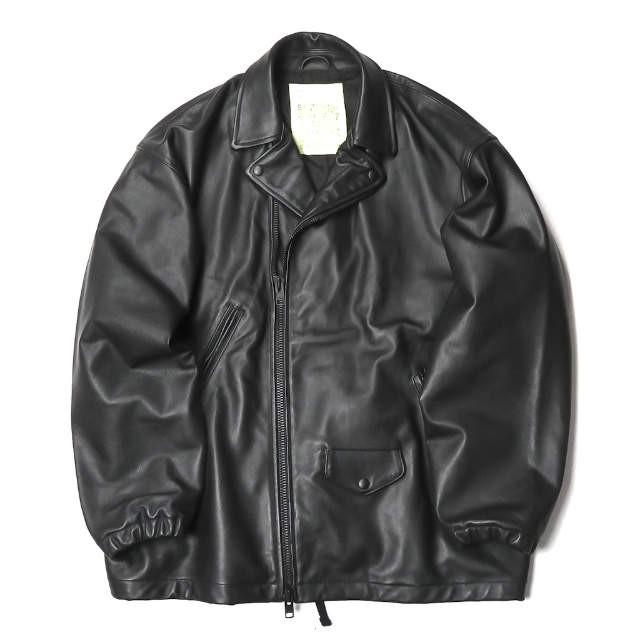BEAMS 最高級ライン ラムレザー 羊革 ライダースジャケット ブラック L