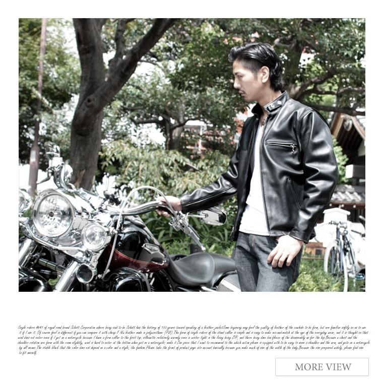 Schott N.Y.C（ショット） Schott 641 シングルライダース シングル