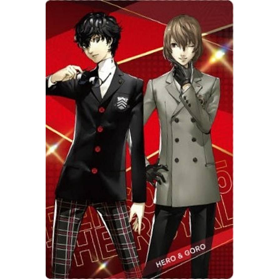 15.主人公＆明智吾郎 (キャラクターカード/P5R)】ペルソナシリーズ