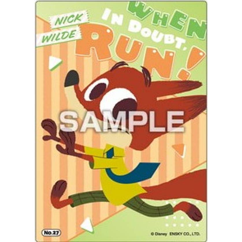 No.27 ニック・ワイルド】ズートピア クリアカードコレクションガム