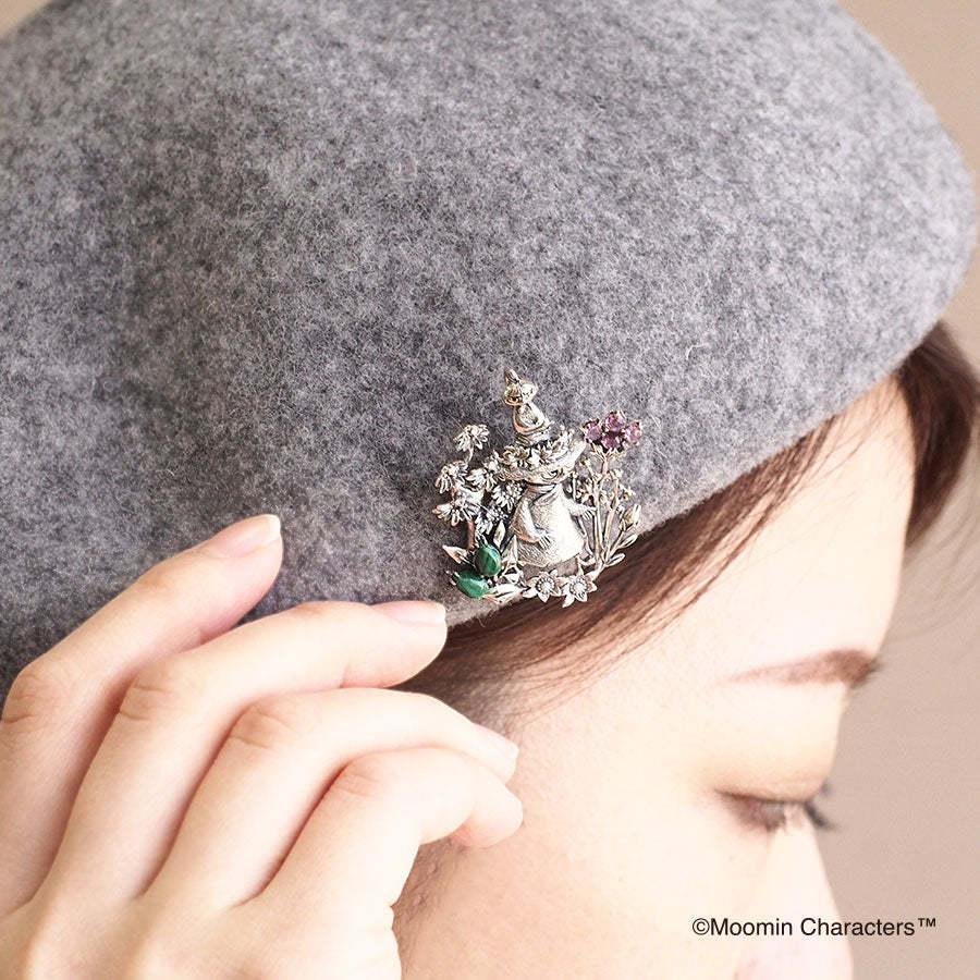 み*こ様 ムーミン ブローチ ストーン付き 2個セット ムーミン ブローチ