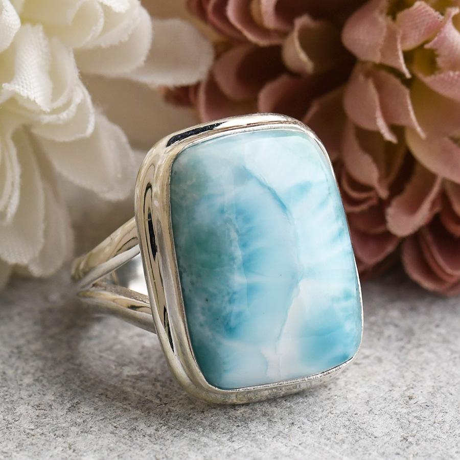 専用です♪天然ラリマー ブルートパーズ 、淡水真珠リング 全3点 専用