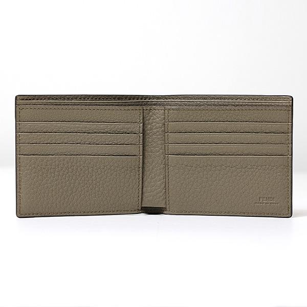 FENDI（フェンディ） FF Logo Bi-Fold Wallet 二つ折り財布 折りたたみ