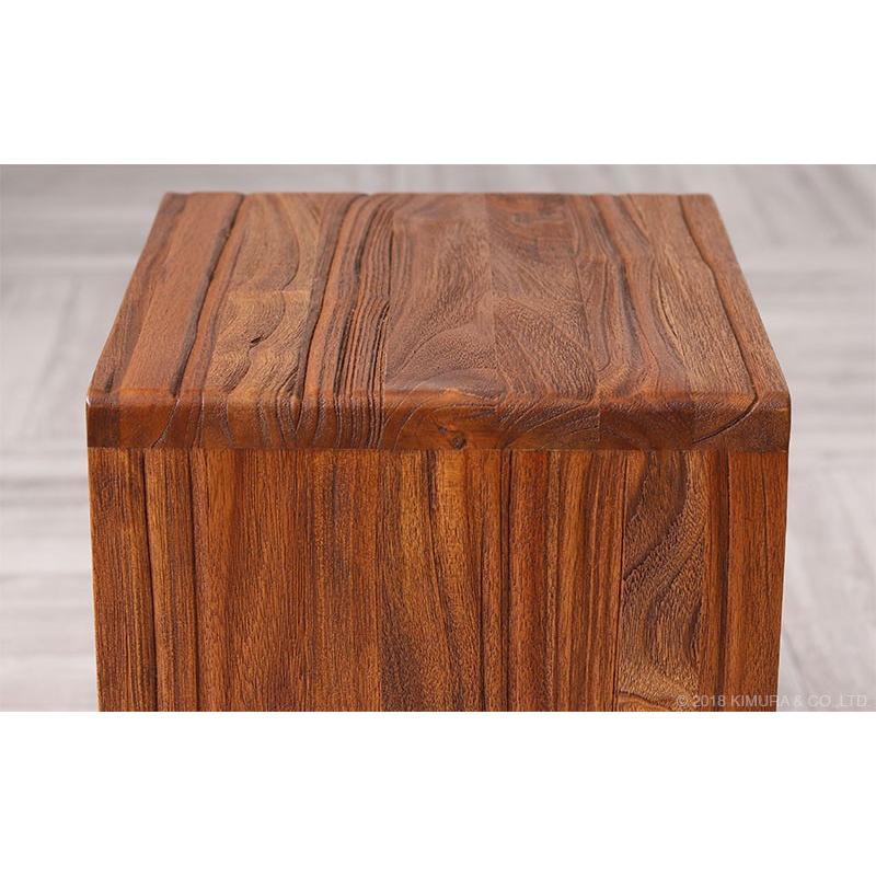 収納ボックス ラック 本棚 A4サイズ対応 木製 チーク無垢 R080DM 爆買